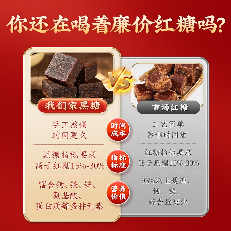 内廷上用同仁堂阿胶黑糖姜枣茶搭三伏茶补血大姨妈驱寒暖身祛湿养生茶H 【2盒分享装】15袋/盒