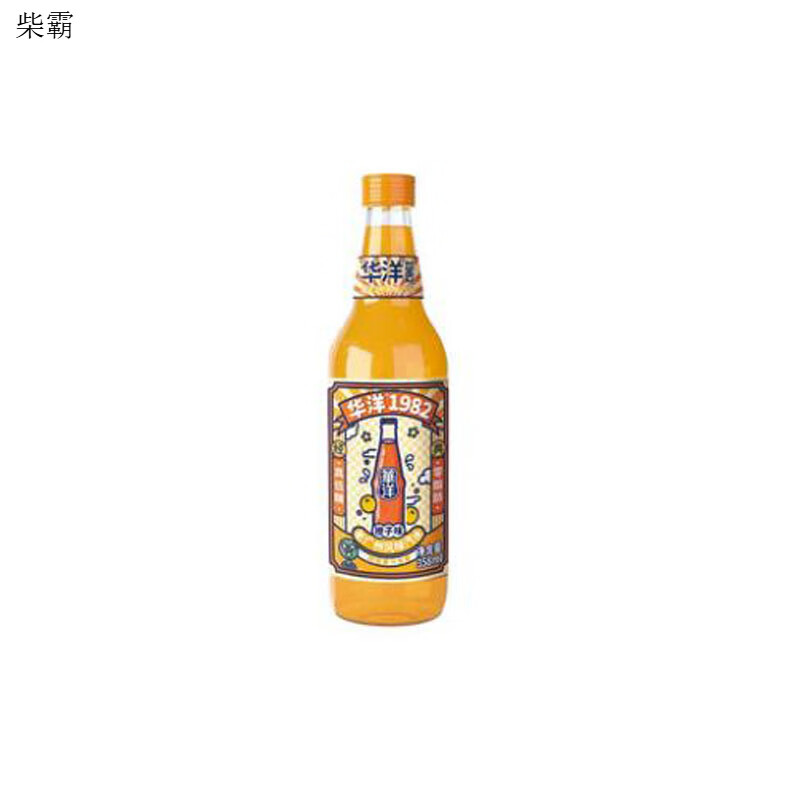 華洋1982汽水碳酸飲料358ml玻璃瓶多口味低糖果汁老廣州風(fēng)味整箱 358ml*橙子味2箱40瓶