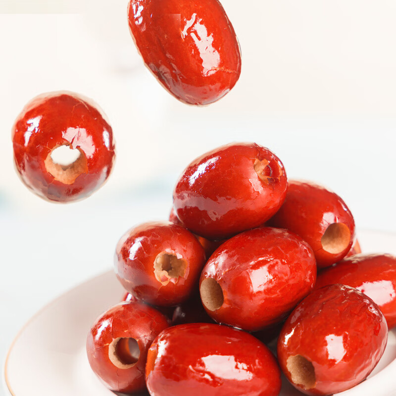 好想你200g一级每日去核枣新疆红枣去核即食休闲零食蜜饯煮粥煲汤 【一级】200g每日去核枣*5袋