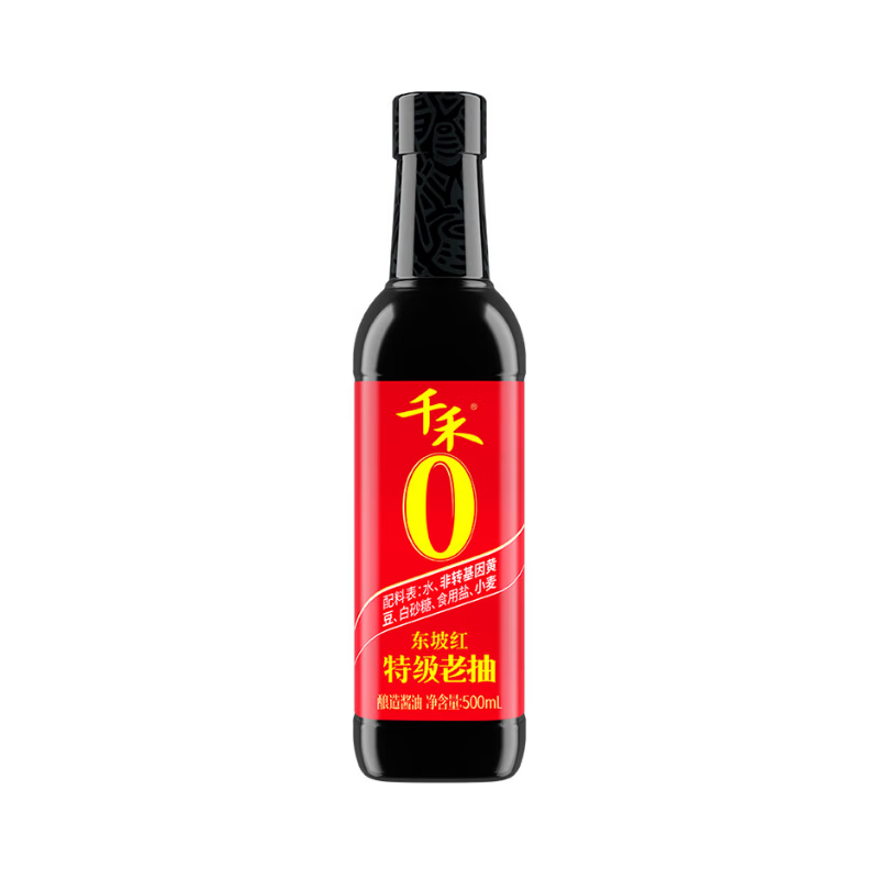 千禾【0系列】千禾 零添加特级老抽酱油500ml