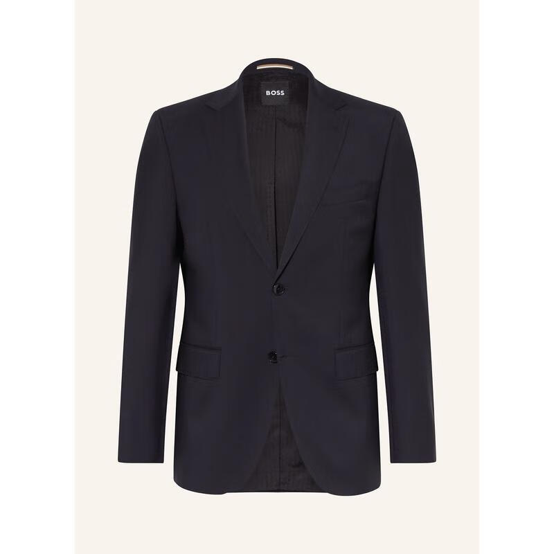 BOSS男士西服保暖抗皺修身商務(wù)職場(chǎng)外套簡(jiǎn)約休閑西裝外套 404 DARK BLUE 均碼 |98