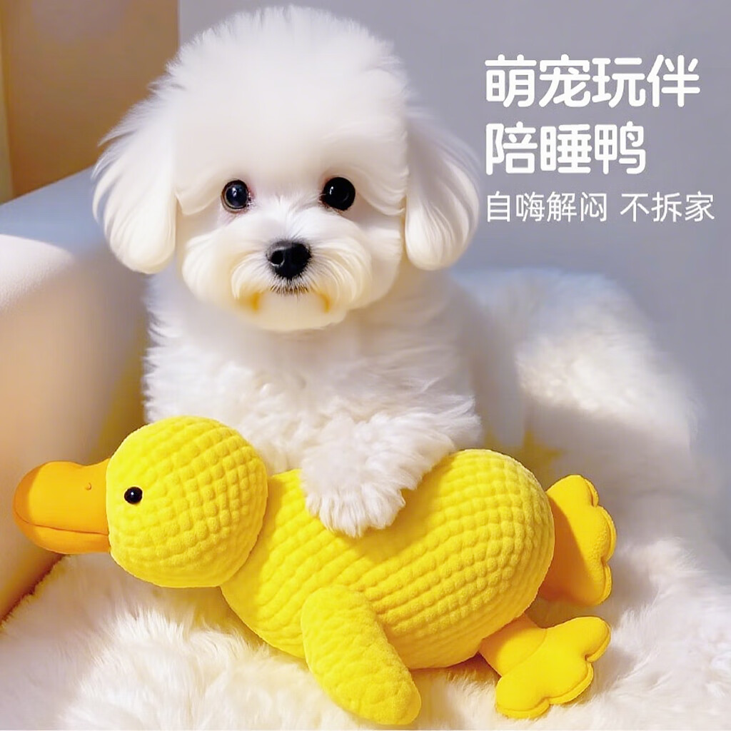 HELLOJOY狗狗玩具耐咬磨牙小狗玩具自己玩解闷神器宠物幼犬玩具发声冲锋鸭