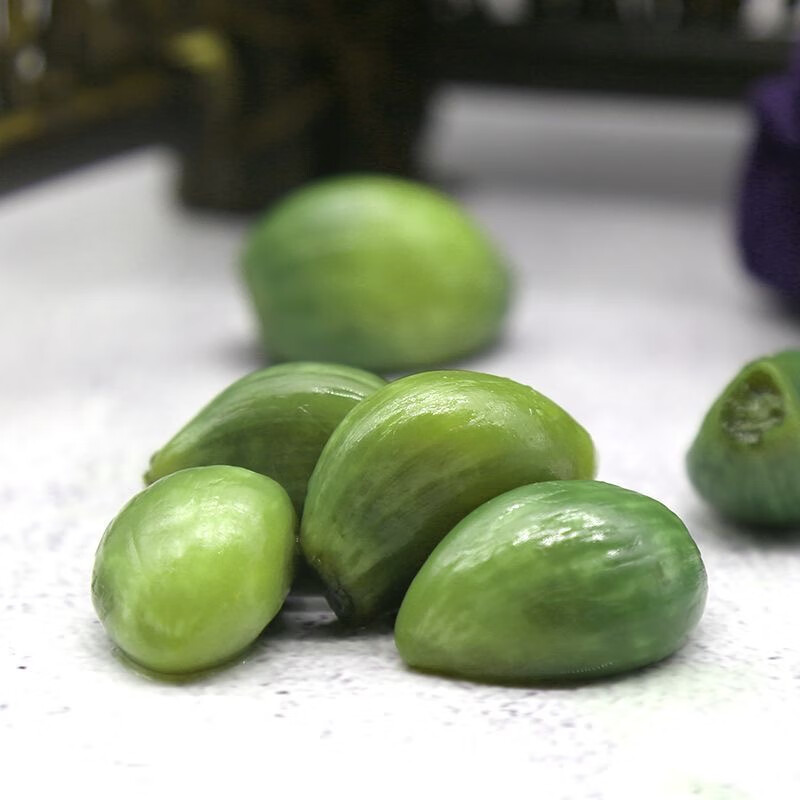 宝菜腊八蒜正宗无添加山东大蒜正宗翡翠绿蒜腌制翠绿蒜酱菜糖蒜 4袋-净含量 800g