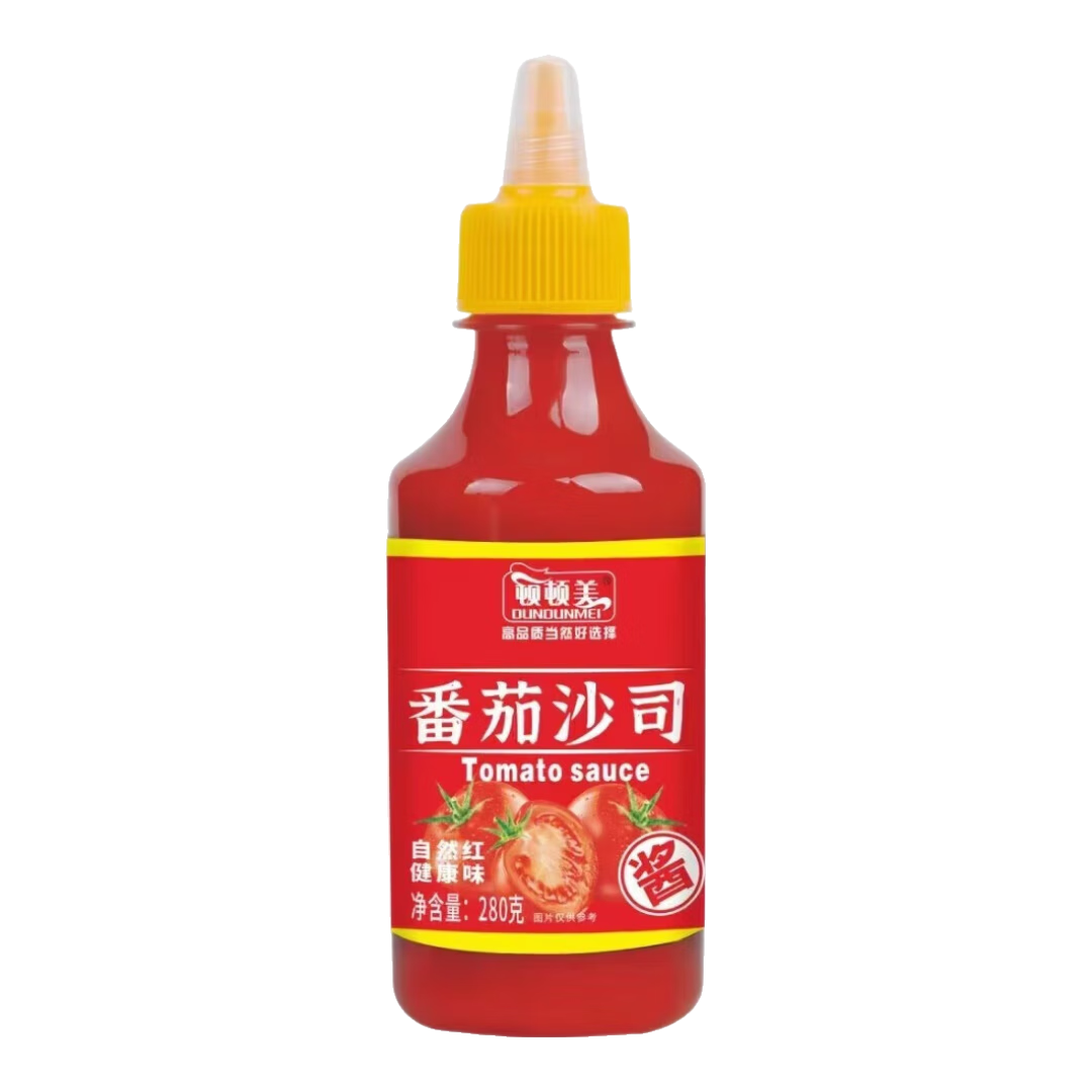 番茄沙司酱番茄酱汁汉堡薯条手抓饼西红柿酱商用家用瓶装 番茄沙司280g*1瓶