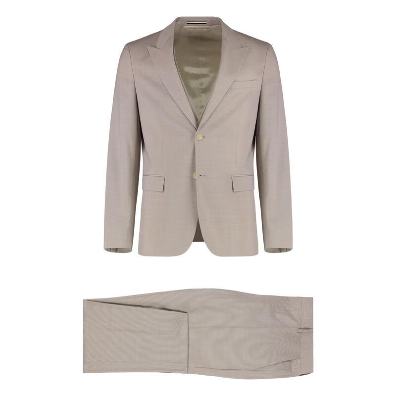 BOSS西服男士抗皺透氣保型易打理可機洗工藝混紡彈性面料 淺棕色 均碼 |50