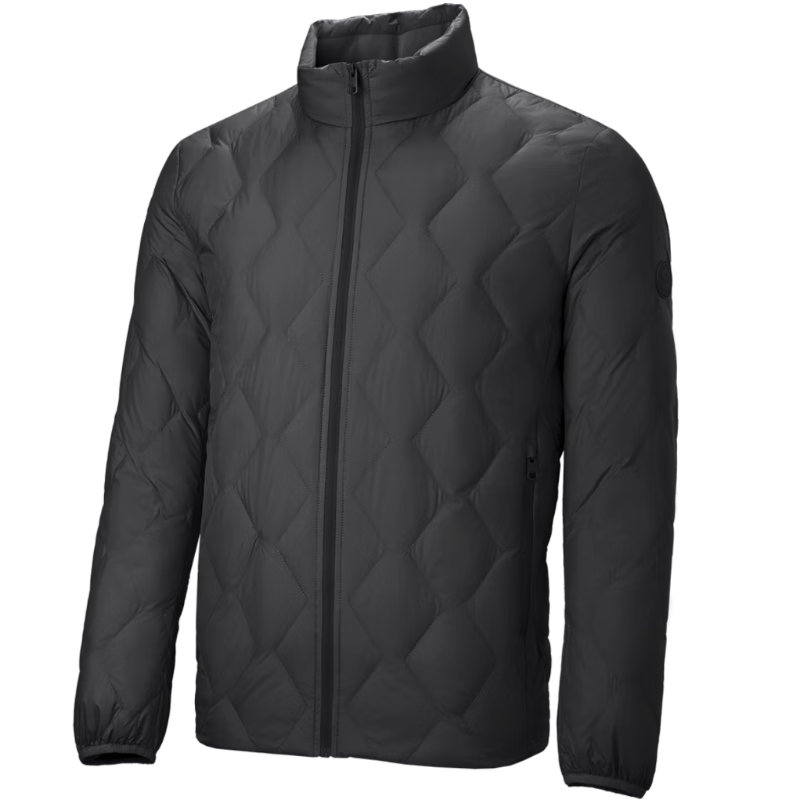 海澜之家羽绒服男25新运动石墨烯外套男冬季 黑色6B L 175/92A 推荐137~150斤