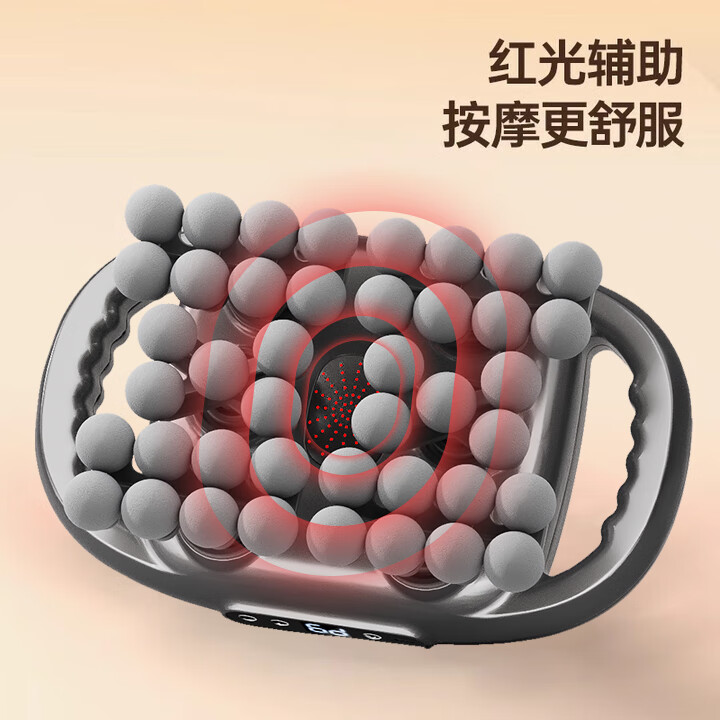 欧派(OPPEIN)42头筋膜枪多头按摩器颈肩腰背 专业级多功能颈椎 腰部肩颈部腿部筋膜按摩仪器中秋父亲教师节礼物 【42头顶配充电款】9档力度+9种模式+锂电池-灰