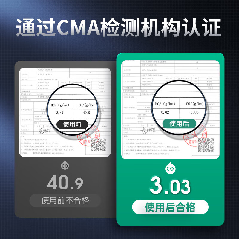 固特威三元净德国进口原液PEA清洁除碳三元催化器堵塞灭故障灯亮 抖动故障灯亮汽油燃油车宝马汽车清积碳三元堵塞 喷油嘴堵塞清积碳提升动力降低排放清缸内积碳油路系统