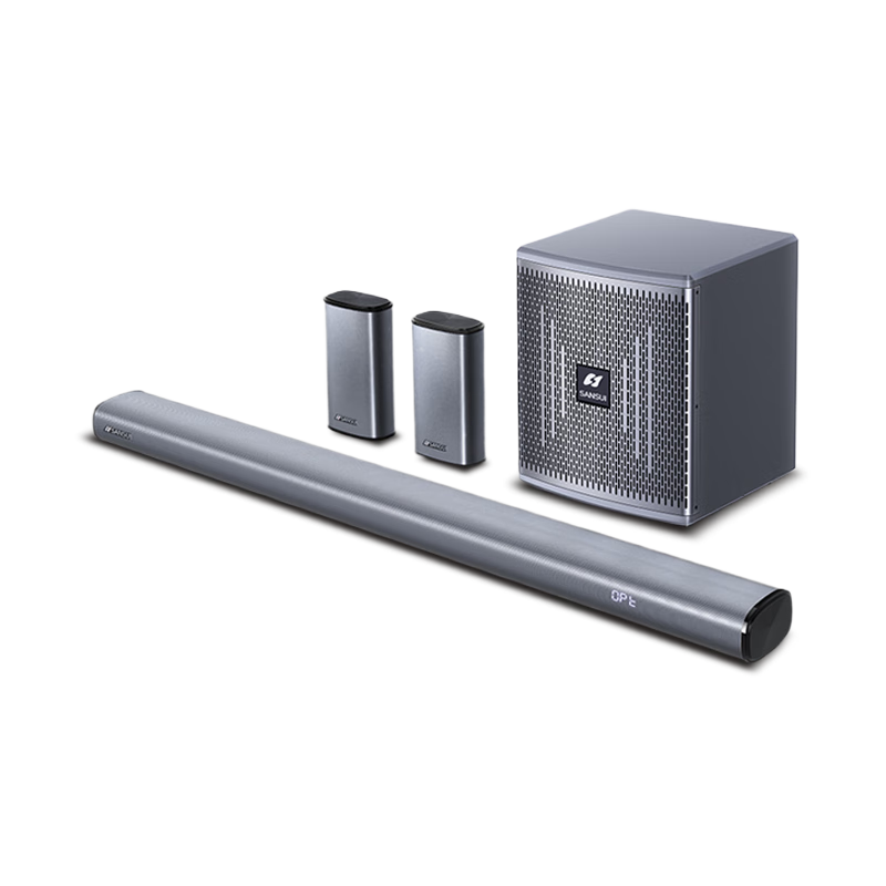 山水（SANSUI）家用回音壁電視智能音響家庭影院5.1聲道套裝無線3D環(huán)繞獨(dú)立低音炮家庭客廳壁掛藍(lán)牙音箱