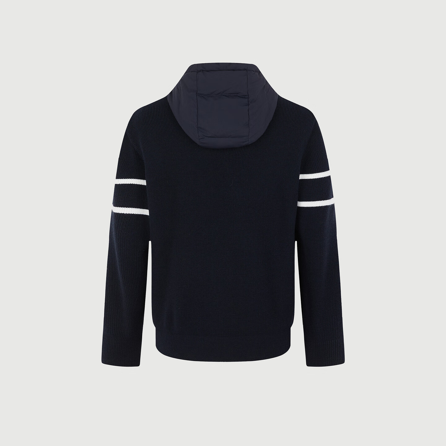 C'N'C【奢侈品衣服】CNC25秋冬新款连帽轻薄羽绒服拼接撞色外套男 藏青 54 /XL/(185/100A)