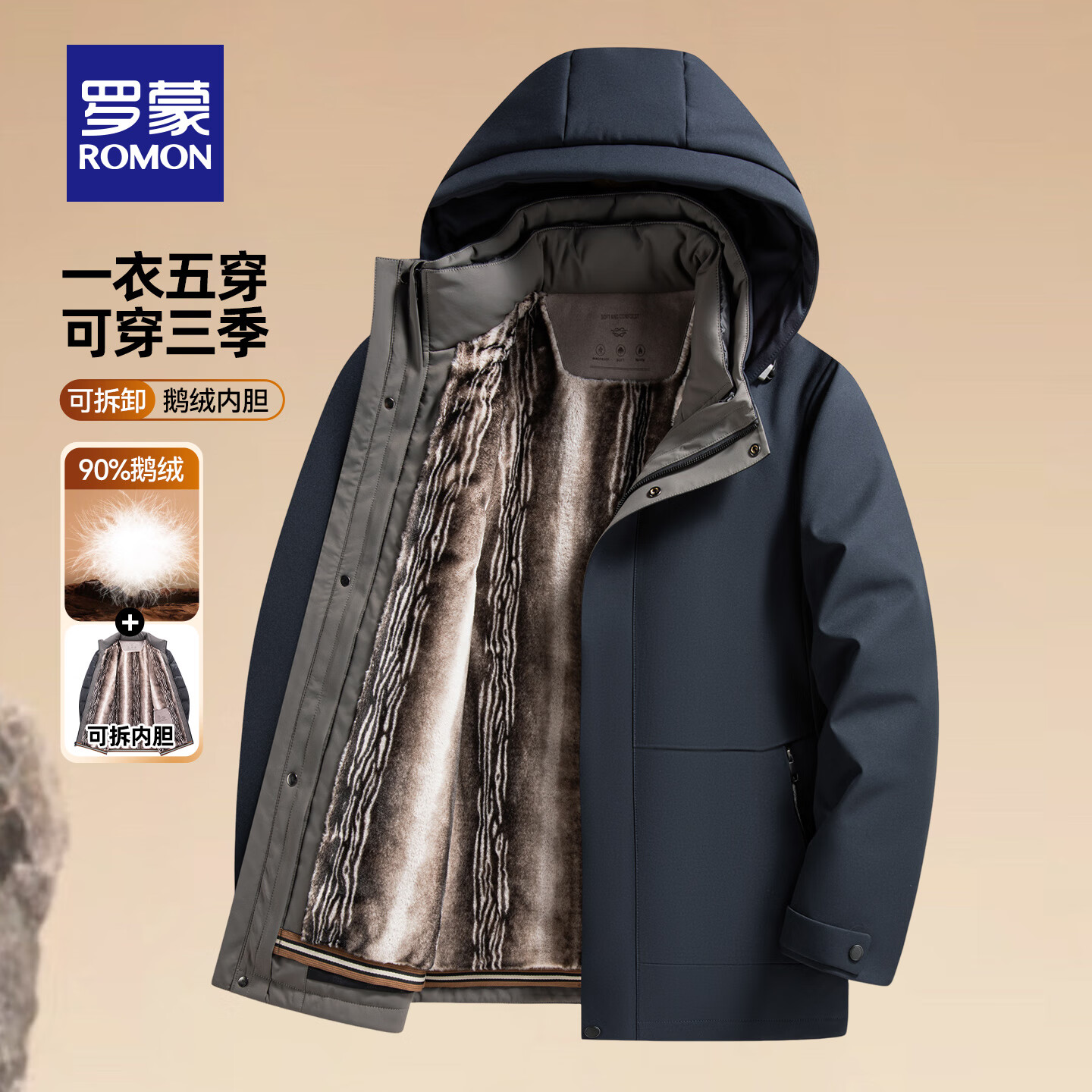 ���ڲ��������ɡ�һ�¶ഩ���г���������޷��ж����¿����жñ��ů���������� ����ɫ XL (180) ������135-150�