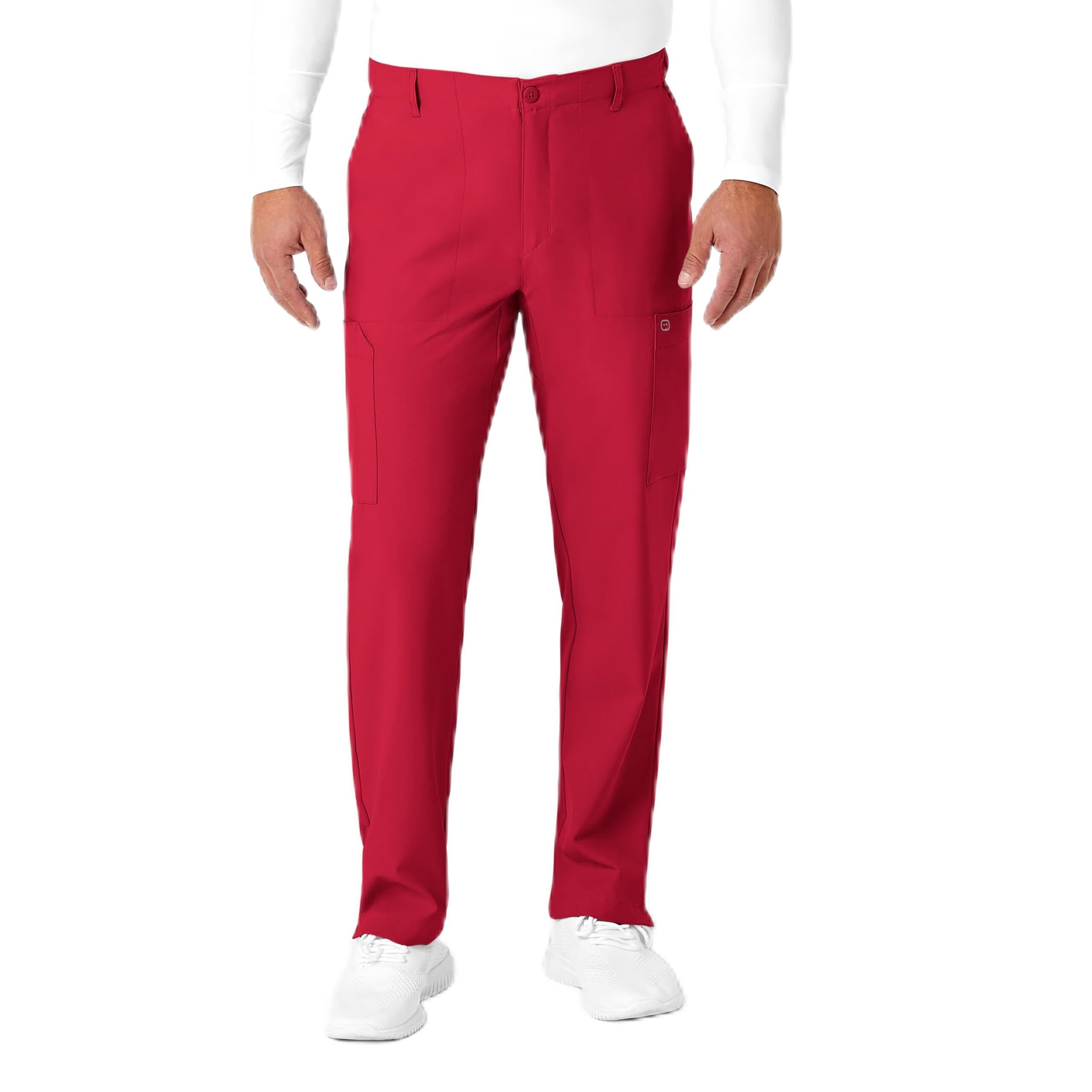 Carhartt卡哈特Carhartt 男式无褶工装裤, 红色, S 加長 红色 S 加長