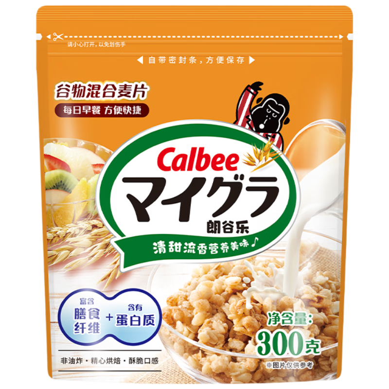 ���ֱȣ�Calbee����ʳ����Ƭ �ʹ��ֻ����Ƭ300g ��ʳ��Ƭ����ըӪ����ʹ�����ʳ 16.9Ԫ