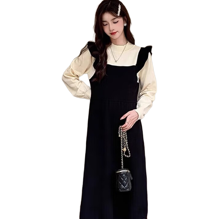 ���ڲ������и�����ȹ���＾��ʽ�ձ��������ɼ�������֯ȹ���ﶬװ�߼��� ��ɫ�������� M 82.19Ԫ