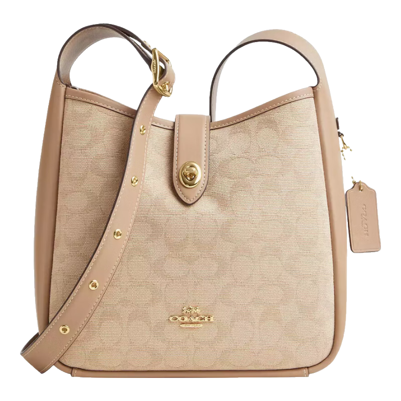 ���ڲ�����ޢ�ۣ�COACH��Ů��Hadley 25֯����Ƥ���ۿ���Ů���̲�ɫ����б���������Ů�� CAK50 IMLG6