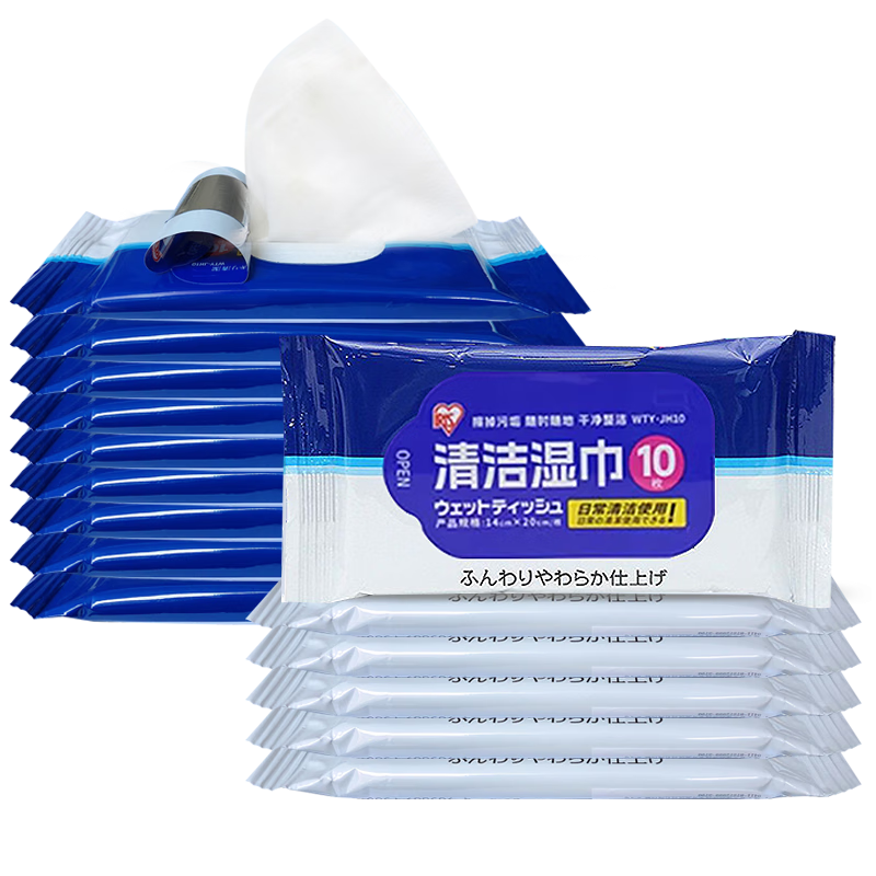 ����˼ ��Яʽ�ƾ�ʪ��Ͱװʪֽ�� 10Ƭ*15�� ������� 12.9Ԫ