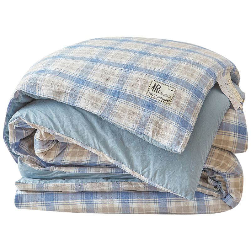 素时代A类新疆棉花被 里外全棉可拆洗被子冬天被套棉絮冬被