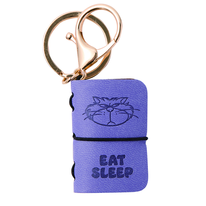 迪士尼（Disney）儿童钥匙扣迷你小本子便携随身可爱口袋本高颜值记事本学生奖品创意文具 路西法A75344-C1