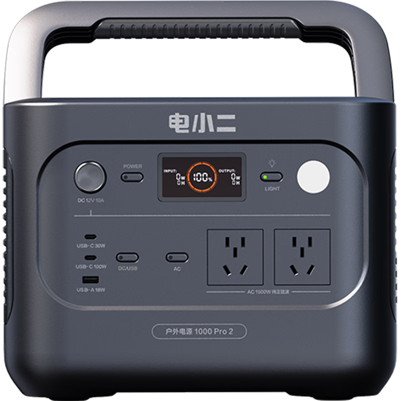 ��С�������Դ�ƶ���1�ȵ�3C��֤��1500W���ʱ�Я220V¶Ӫ����Ӧ����������������Դ1000Pro2̫�ջ�