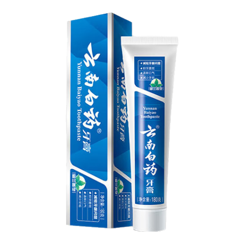 云南白药牙膏留兰香型180g清新口气健齿护龈减轻牙龈问题官方正品囤货装 【热销款】留兰香180g