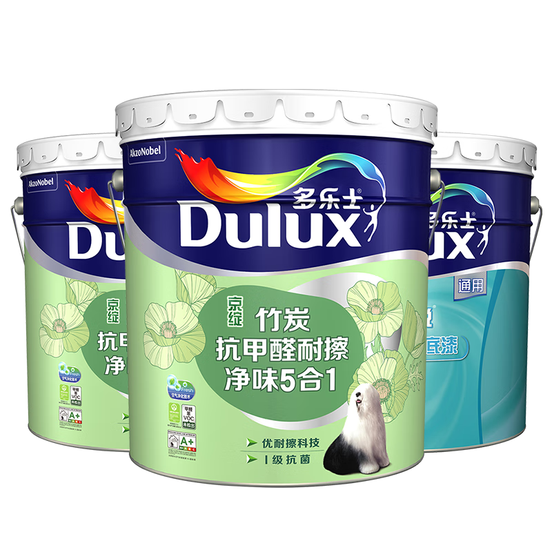 ����ʿ��Dulux��������̿����ȩ��ζ���һ��ǽ�����齺�����ڷ�ù����Ϳ��A8146P 54L��װ �ɵ�ɫ����ɫ���˻���