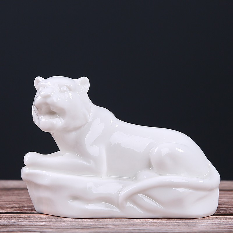 fw创意陶瓷工艺品12十二生肖摆件动物属相客厅房间玄关桌面摆设瓷器