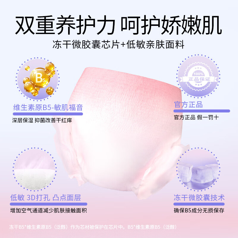 solove不打烊】安睡裤安心裤女经期用姨妈裤夜用拉拉裤型高腰大码安全裤 M-L码 2条 /包 110-150斤 10包20条