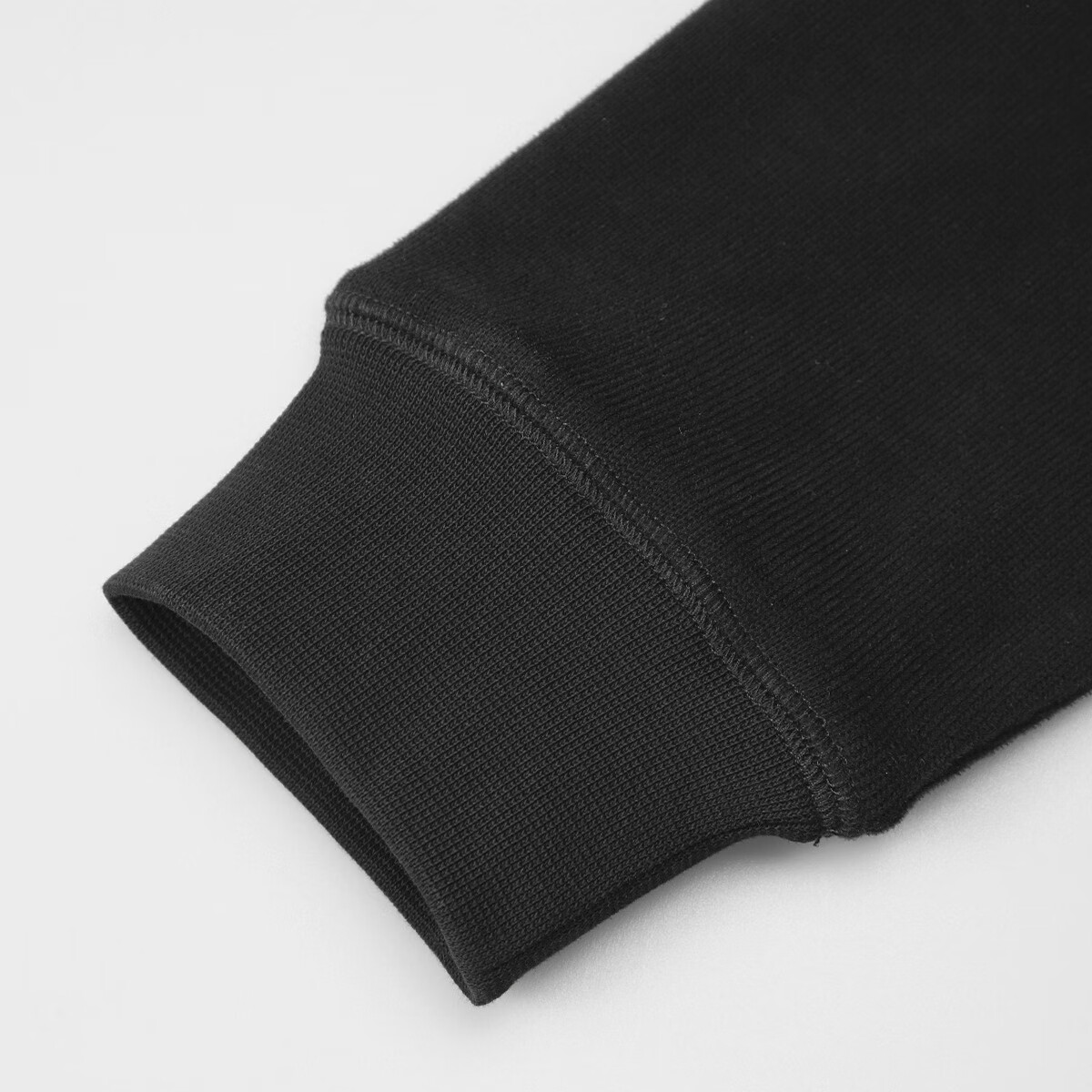 金利来GY【纯棉/抗菌/保暖】套头衫卫衣男POLO领口秋冬季简约翻领长袖 黑色 L