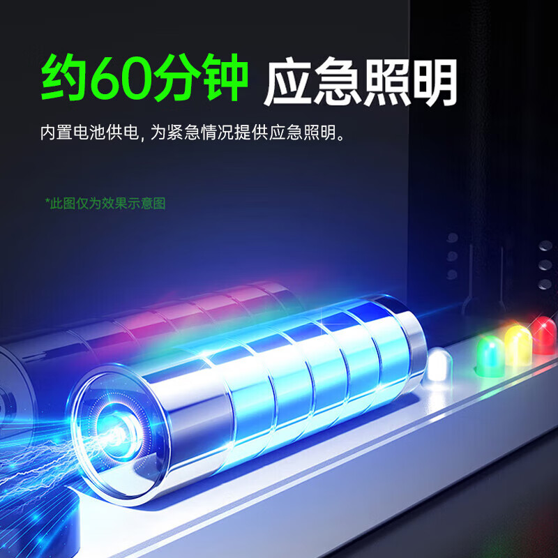 趣行应急照明灯 2025新国标消防应急灯充电式双头照明安全出口指示灯 【2025新国标】消防应急照明灯