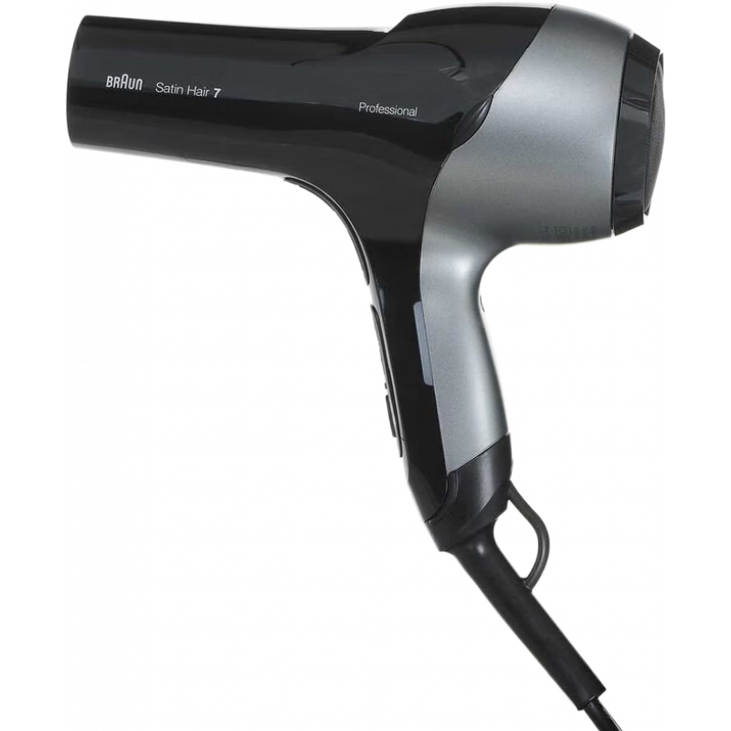 BRAUN博朗 HD780 2000W大功率电吹风吹风机快干护发Satin Hair 7家用宿舍大风量240V电压 银色