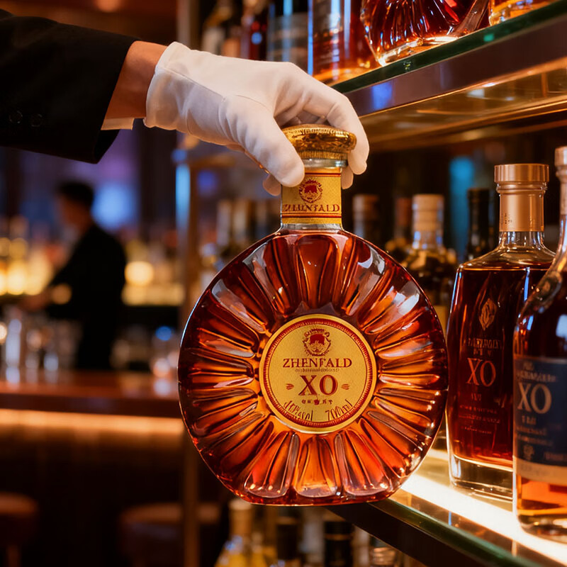 禛富40°法国进口XO白兰地XO 700mL 700mL 1瓶 礼盒 700mL 1瓶 精装