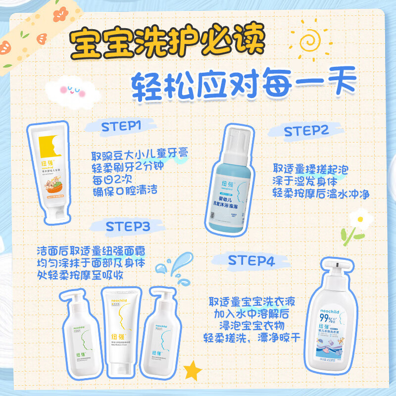 纽强青年婴儿面霜温和保湿补水润肤身体乳舒缓肌肤 倍润精华霜