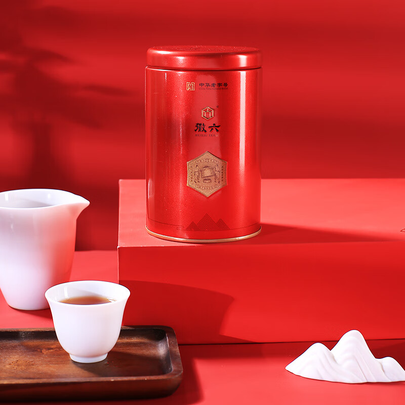 徽六祁门红茶特级浓香茶叶红茶香螺罐装80g寻味500