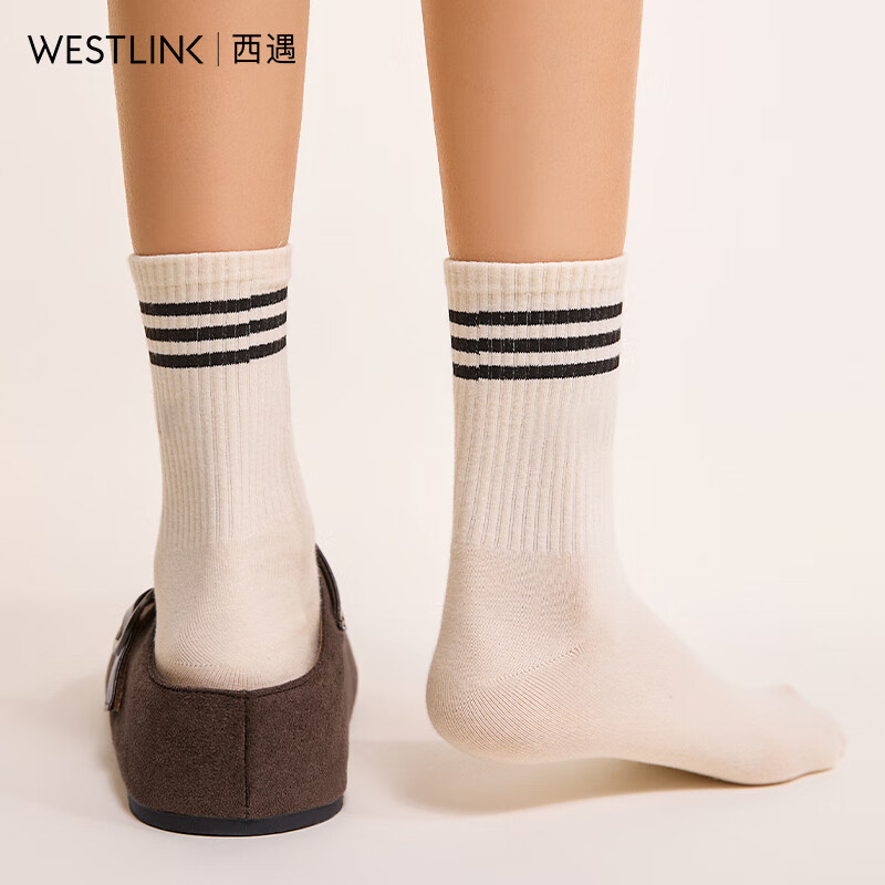 西遇（Westlink）一脚蹬勃肯鞋半拖女2026新款秋季包头拖鞋增高厚底吐司鞋 咖色(K0057160) 36 (230)