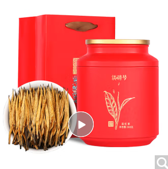 滇聘號(hào)2025大金針金芽特級(jí)新春茶葉金枝云南鳳慶古樹(shù)滇紅罐裝禮