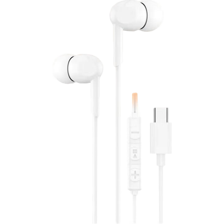 有线入耳式type-c接口重低音音乐音乐耳机适用于小米华为vivo红米荣耀苹果安卓等机型 高清音质【线控带麦 音质清晰】