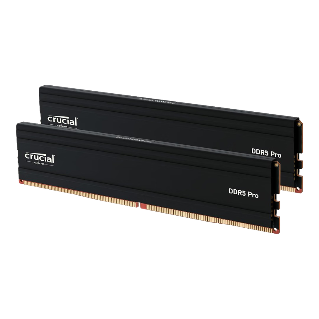 Crucial 英睿達 Pro 2x64GB DDR5 5600MHz UDIMM 內存 適Intel/AMD