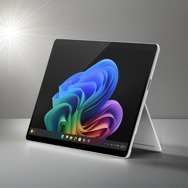 微软Surface Pro11平板电脑笔记本二合一商用版Intel处理器13英寸高刷 U7-266V 16G-512G 亮铂金 主机+Flex黑色蓝牙键盘+笔+ARC鼠