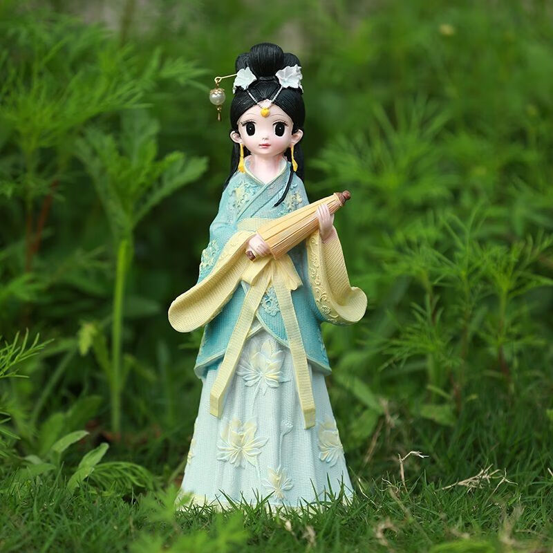 VTR网红古风娃娃汉服少女玩偶生日礼物送女生闺蜜桌面摆件房间装饰品 古风汉服女孩中号(萌 宠)