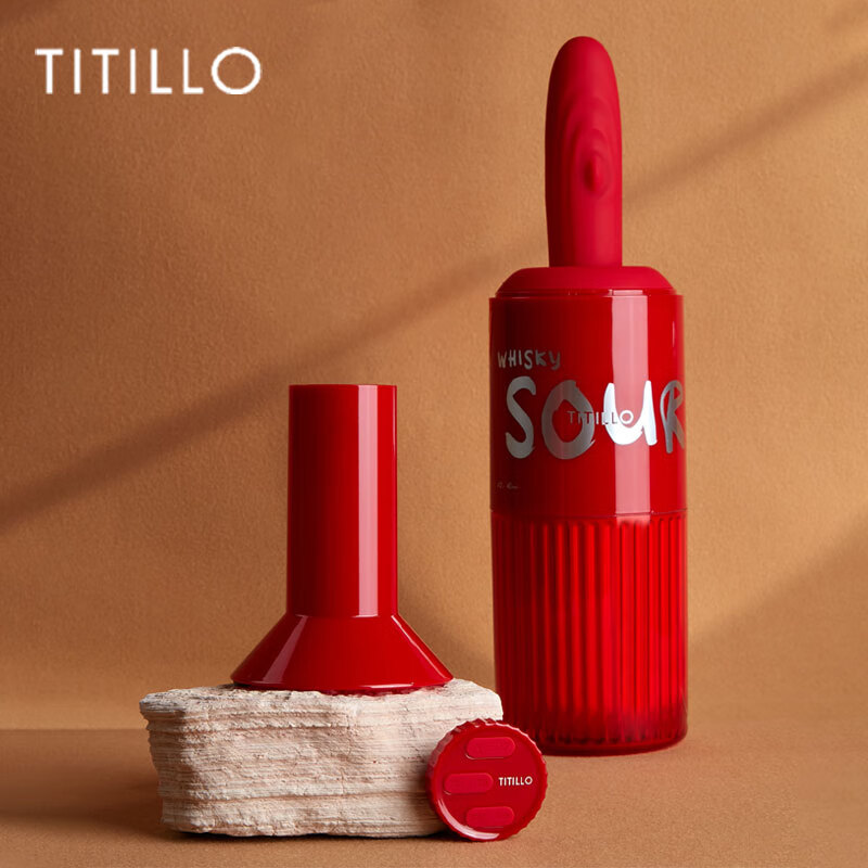 TITILLO微酸震动棒女性专用炮机伸缩炮击女用自慰器高潮棒情趣玩具成人 微酸炮机【伸缩拍打】+防水垫套装+礼包