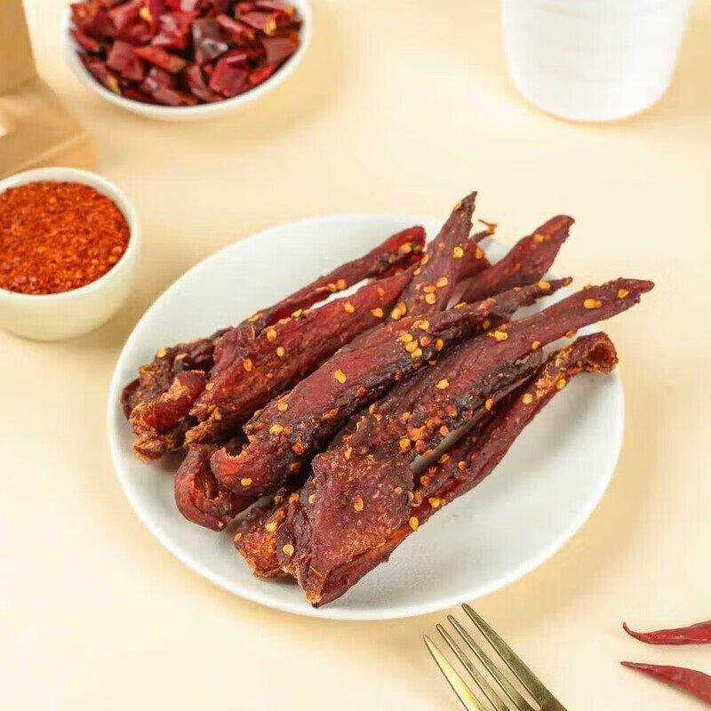 惠发风干鸡胸肉鸡肉干零食高蛋白即食健身鸡胸肉干 风干鸡胸肉干250g(五香味）