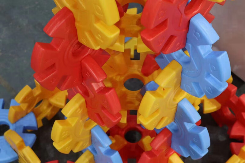 拼搭积木雪花片幼儿园儿童户外室内大雪花片拼插构建塑料积木异形拼搭