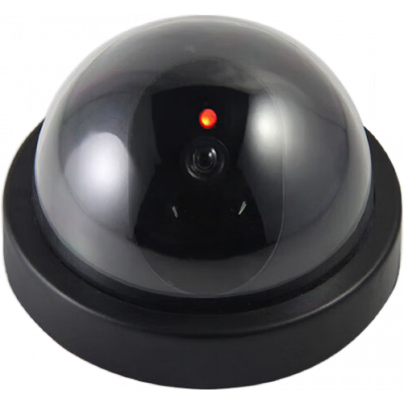 喬安仿真攝像頭監(jiān)控假攝像頭監(jiān)控器模型防盜攝像探頭帶燈家用免安裝