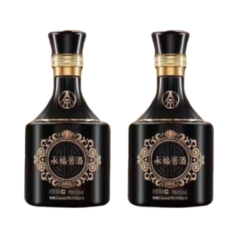 五糧液股份 永福醬酒 醬香型白酒 53度 500mL*2 雙瓶裝