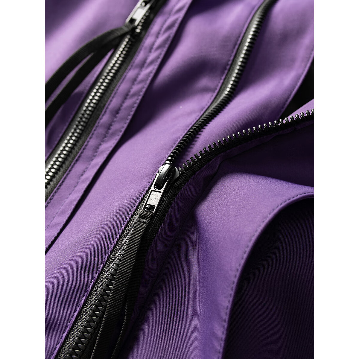 William fox&sons新型三防户外面料人体工学立体裁剪机能轻户外男女同款仿冲锋夹克 鸳鸯紫【防水外壳 可拆卸羽绒内胆】 M /48