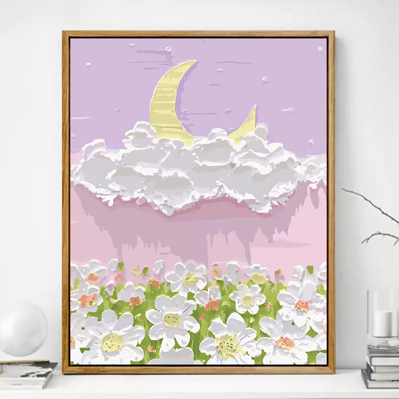 咏幻卓尔治愈系艺术客厅装饰画北欧ins原木风肌理画日系小清新卧室画 Z2098 艺术亮丽水晶画高光绚丽更显细腻30*40cm单副木纹色外