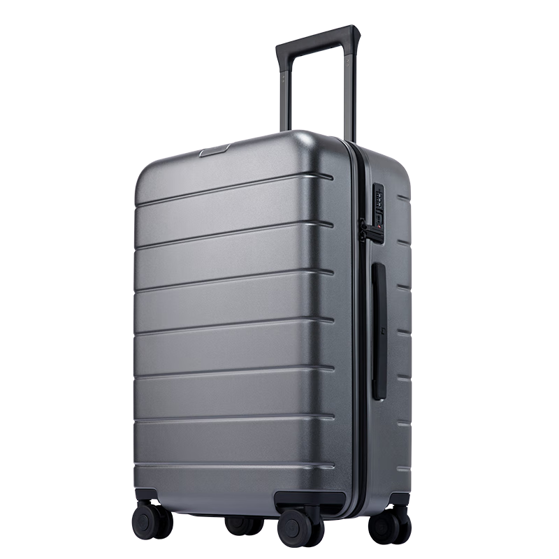 米家小米行李箱24英寸拉杆箱大容量旅行箱万向轮密码箱男女皮箱子灰色