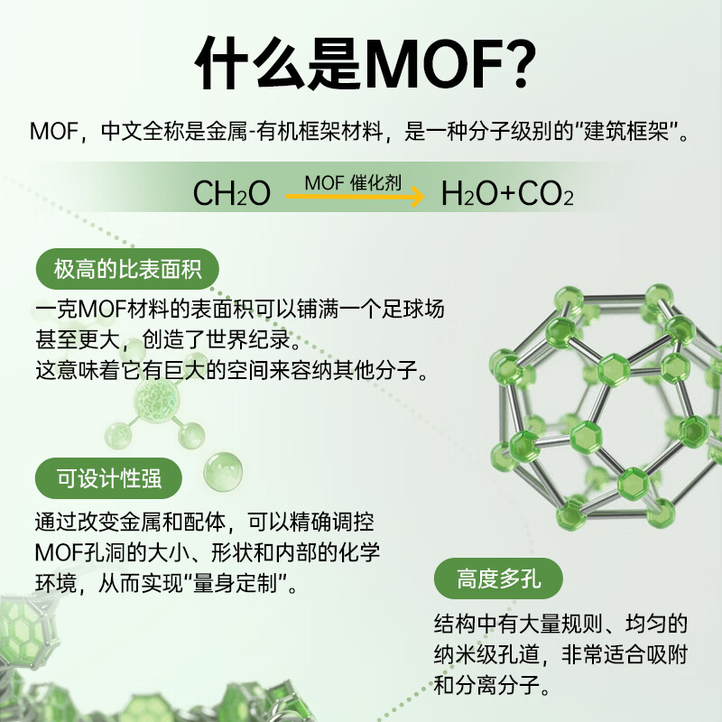 家泊仕（HOMBORSY）MOF除甲醛魔盒甲醛清除剂新房卧室除甲醛神器去甲醛净化魔盒白罐 3罐-660g|安心除醛45㎡|MOF除醛