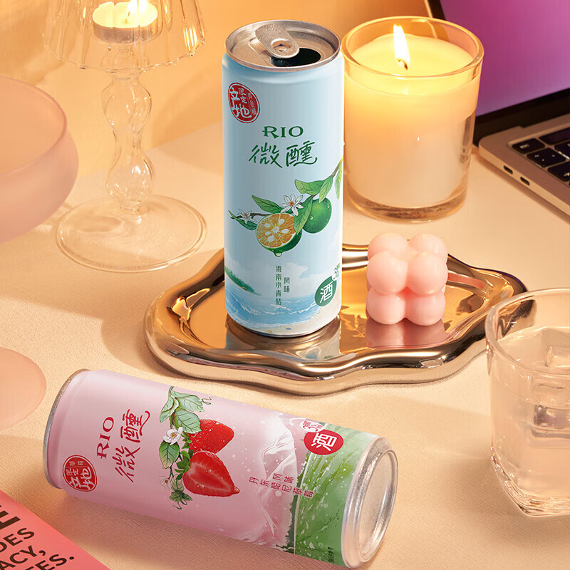 锐澳(RIO)微醺 RIO 330ml女士低度酒 果酒 预调酒3度 rio鸡尾酒 节日礼盒12罐混合口味(微醺*6清爽*3强爽*3)