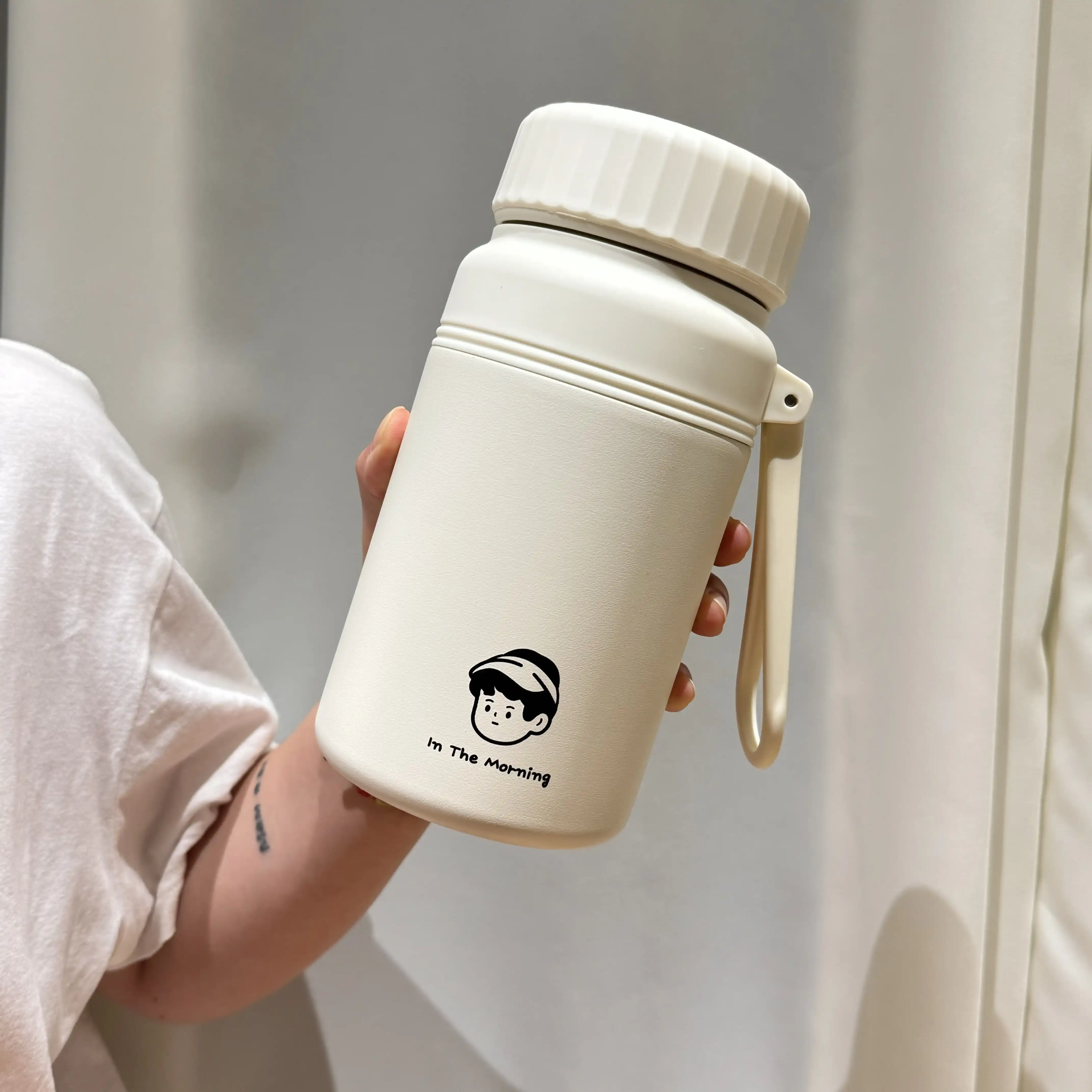 中掌柜网红ins学生保温杯水壶大容量便携户外杯子保温壶高颜值保温